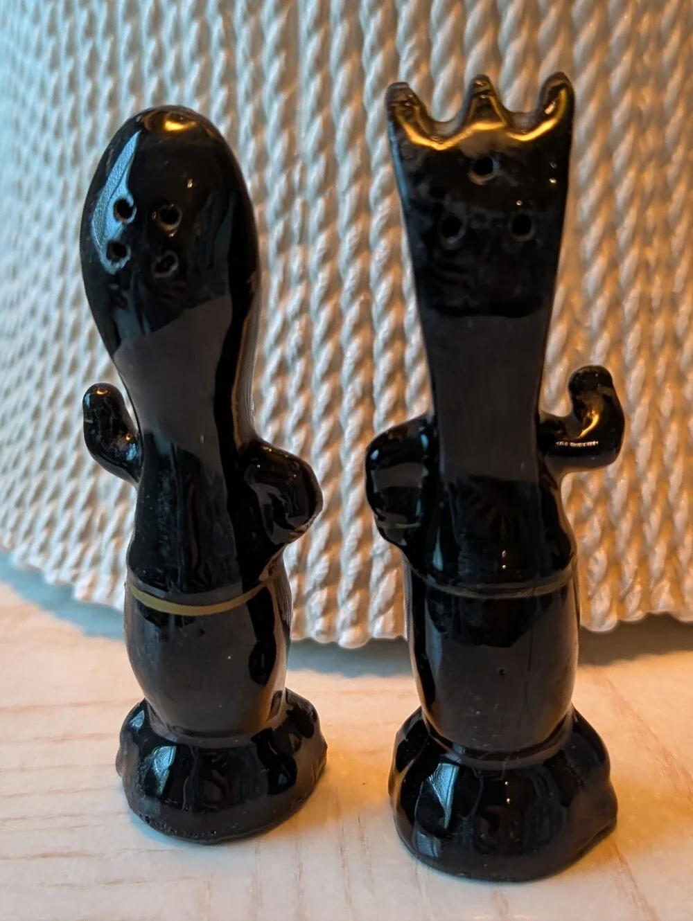 1950's vintage ANTHROPOMORPHIC FORK SPOON salt and pepper shaker set